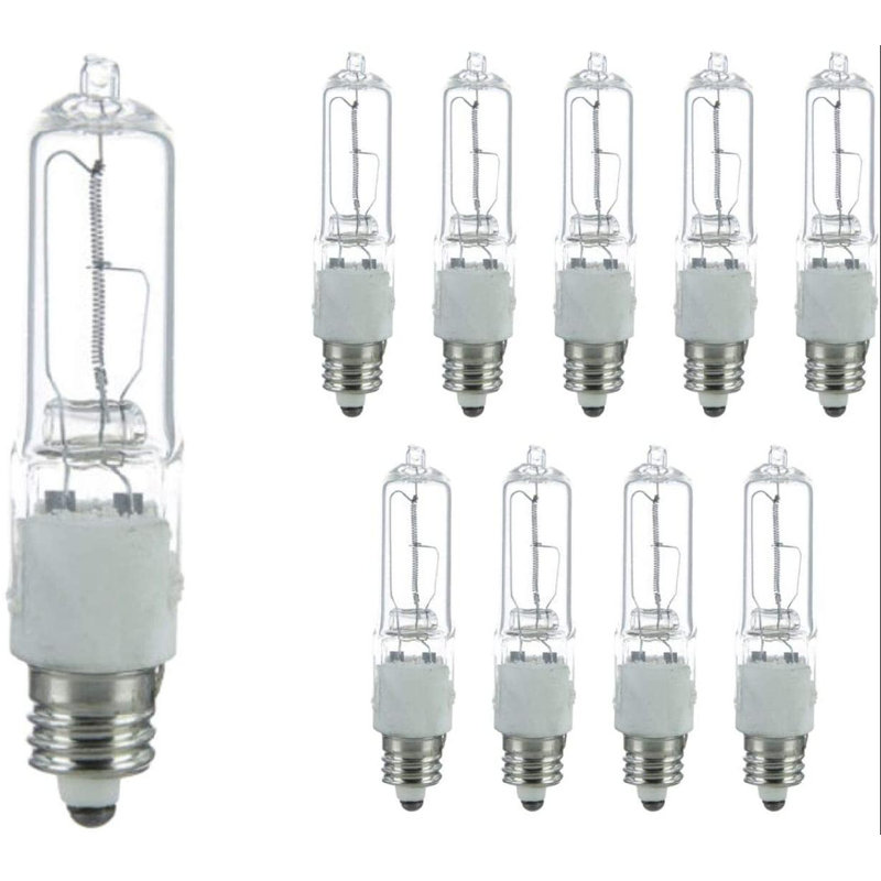 fidigeilo 75 Watt T4 Halogen, Dimmable Light Bulb, Warm White (2700